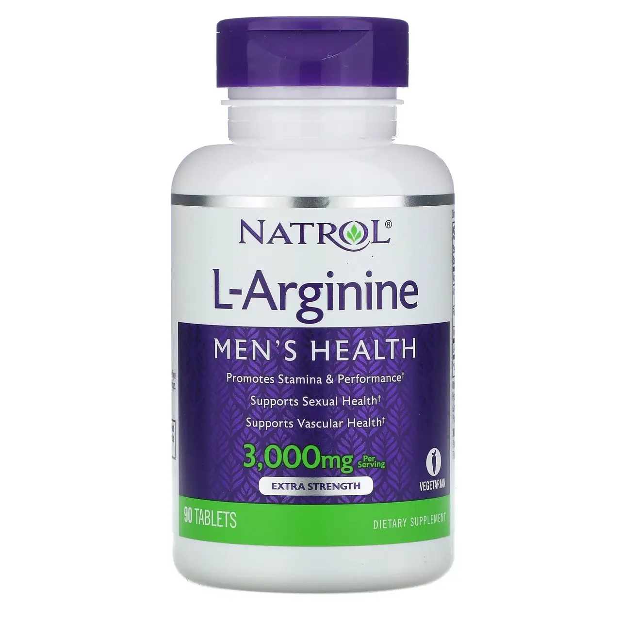 

L-аргинин, Natrol, 3000 мг, 90 таблеток (NTL-05234)