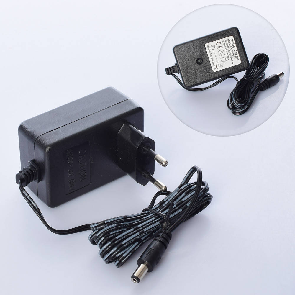 

Зарядное устройство с индикатором 8V1000mA для аккумулятора 6V/1000mA