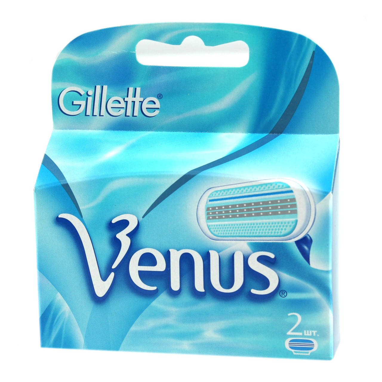 

Женские сменные лезвия, катриджы, кассеты для бритья Gillette Venus 2 шт