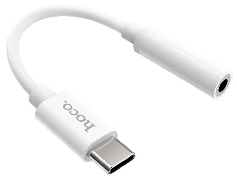 

Переходник HOCO LS30 Type-C на AUX, белый