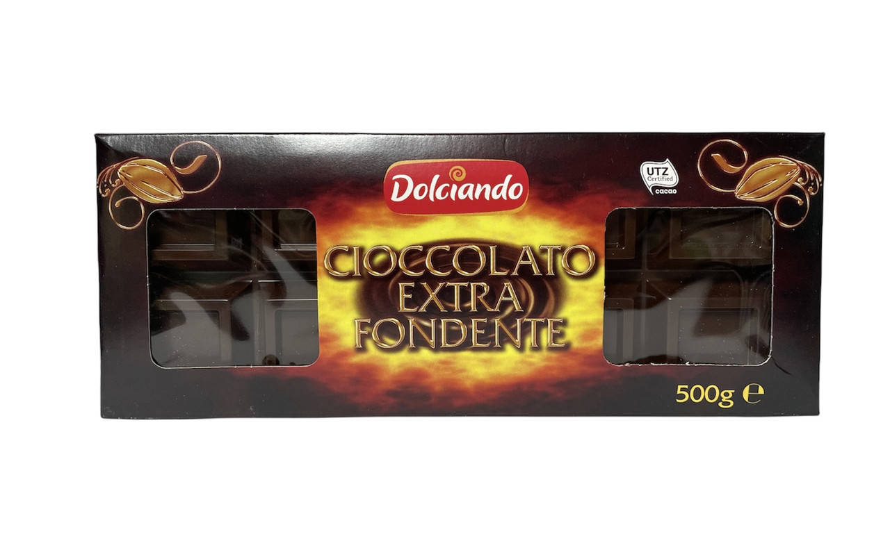 

Шоколад чорний Dolciando Cioccolato Extra Fondente 500 г n8017596012265