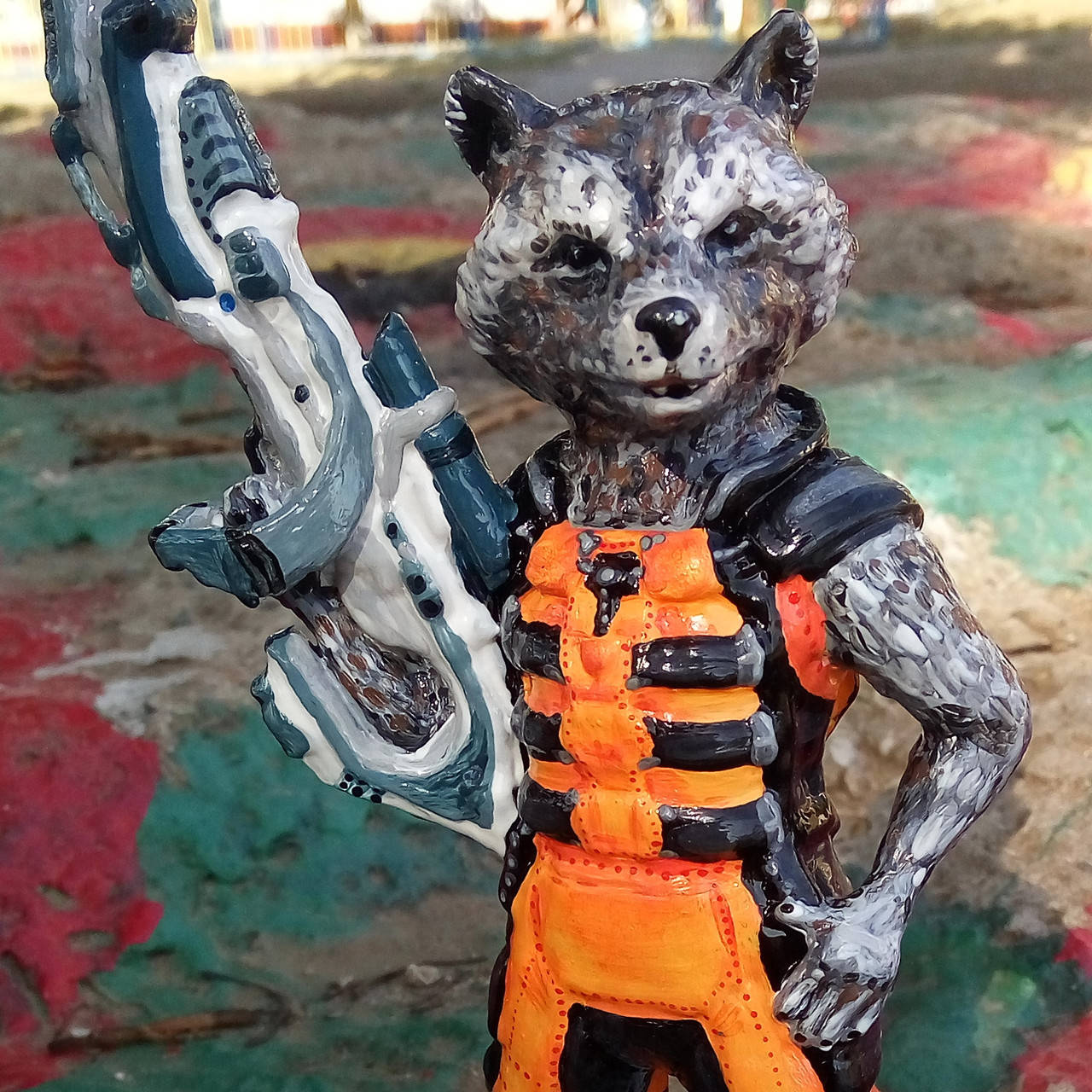 

Фигурка Енот Ракета Rocket Raccoon Стражи Галактики