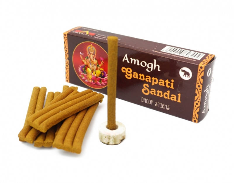 

Благовония Amogh Ganapati Sandal Ганапати Сандал безосновные 20 грамм
