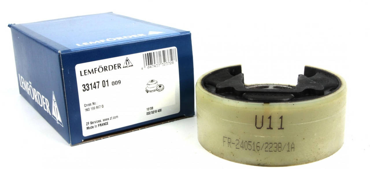 

Подушка двигателя VW Caddy 04- сзади снизу (без резьбы) LEMFORDER (Германия) 33147 01