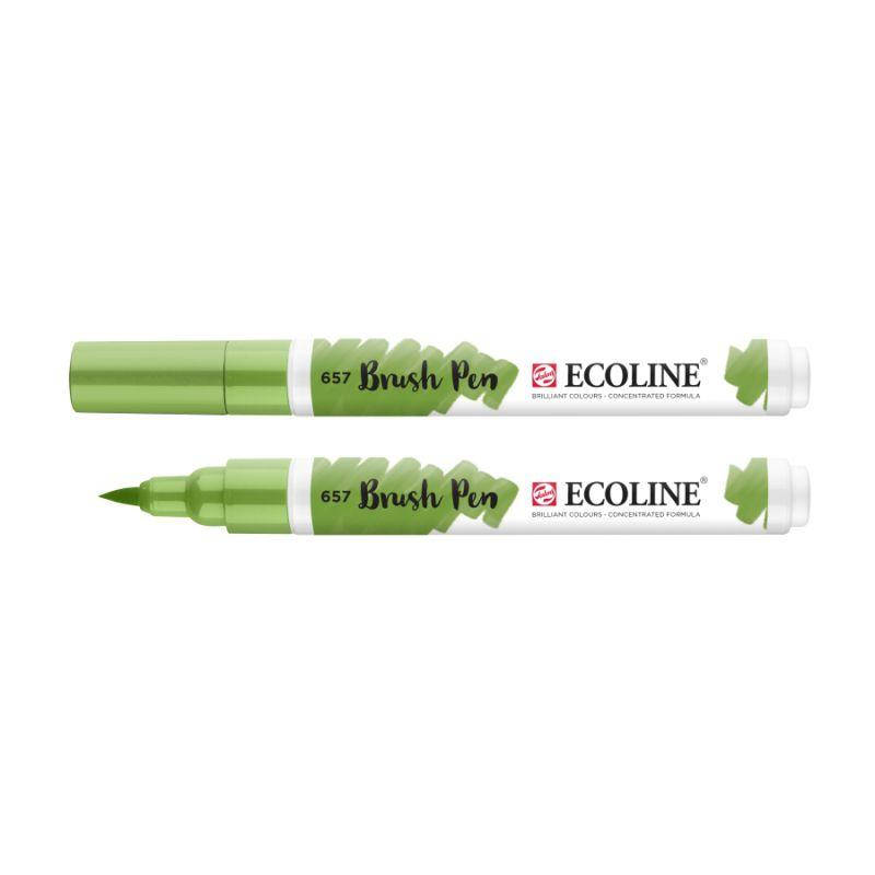 

Ручка-кисточка Ecoline Brushpen (657), Зеленая бронзовая, Royal Talens