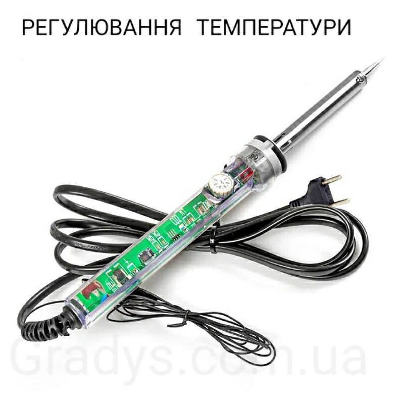

Паяльник GJ 905C 220V 60W з регулюванням температури та заземленням