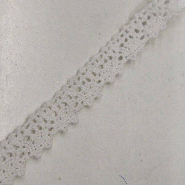 

(1 метр) Кружево льняное 1,1см Цвет - Белый (М5003-7-1)