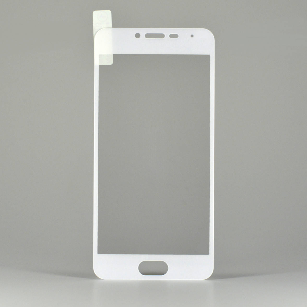 

Защитное стекло на Meizu M3s белое клеевой слой по всей поверхности, Белый