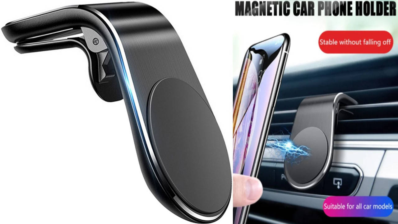 

Магнітний тримач телефону Armor Standart Car Holder Black, Черный