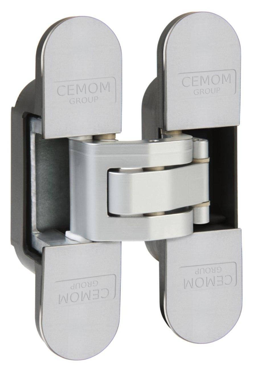 

Скрытая петля Cemom Estetic 978 универсальная матовый хром