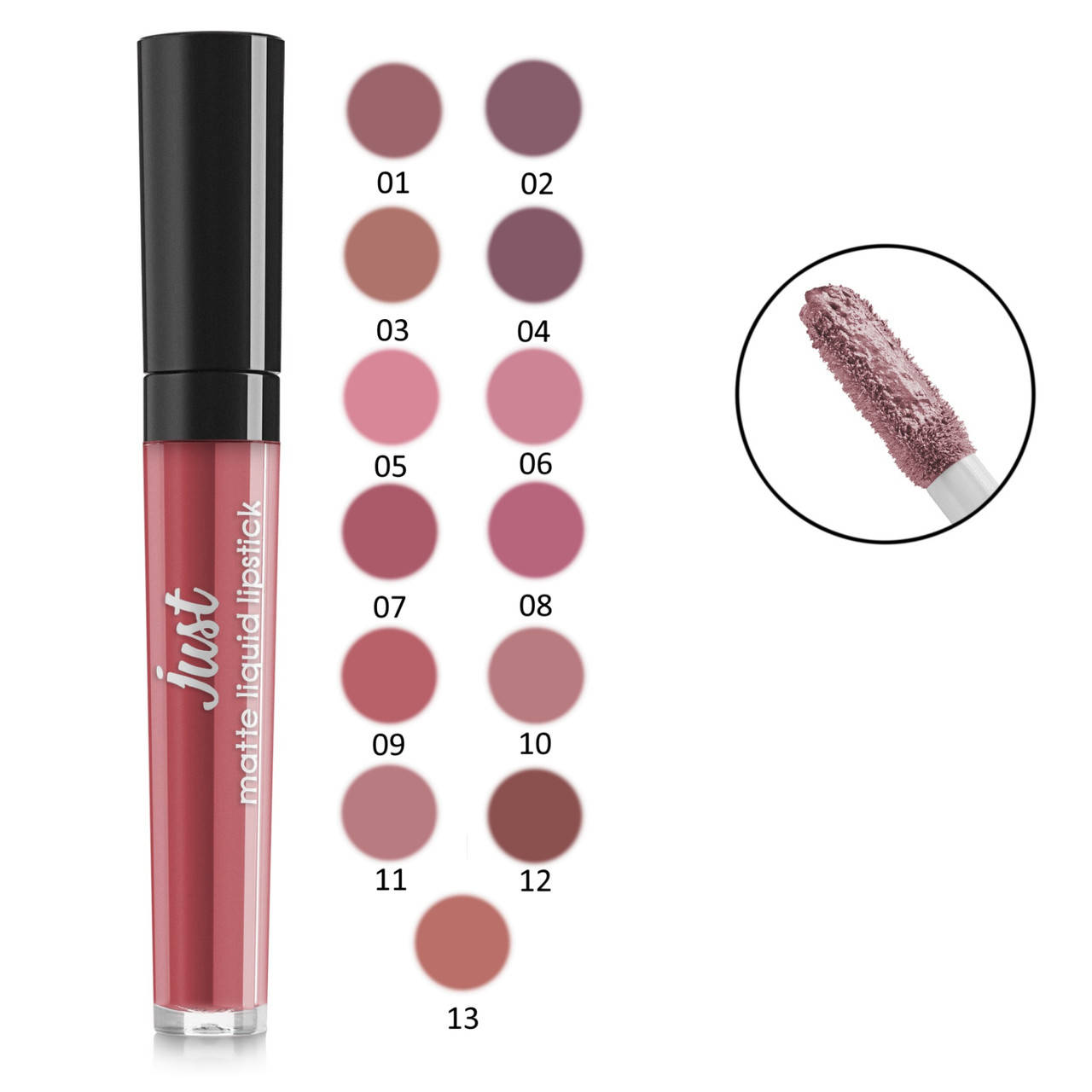 

Блеск для губ "Jast" Flormar 01 Matte liquid lipstick