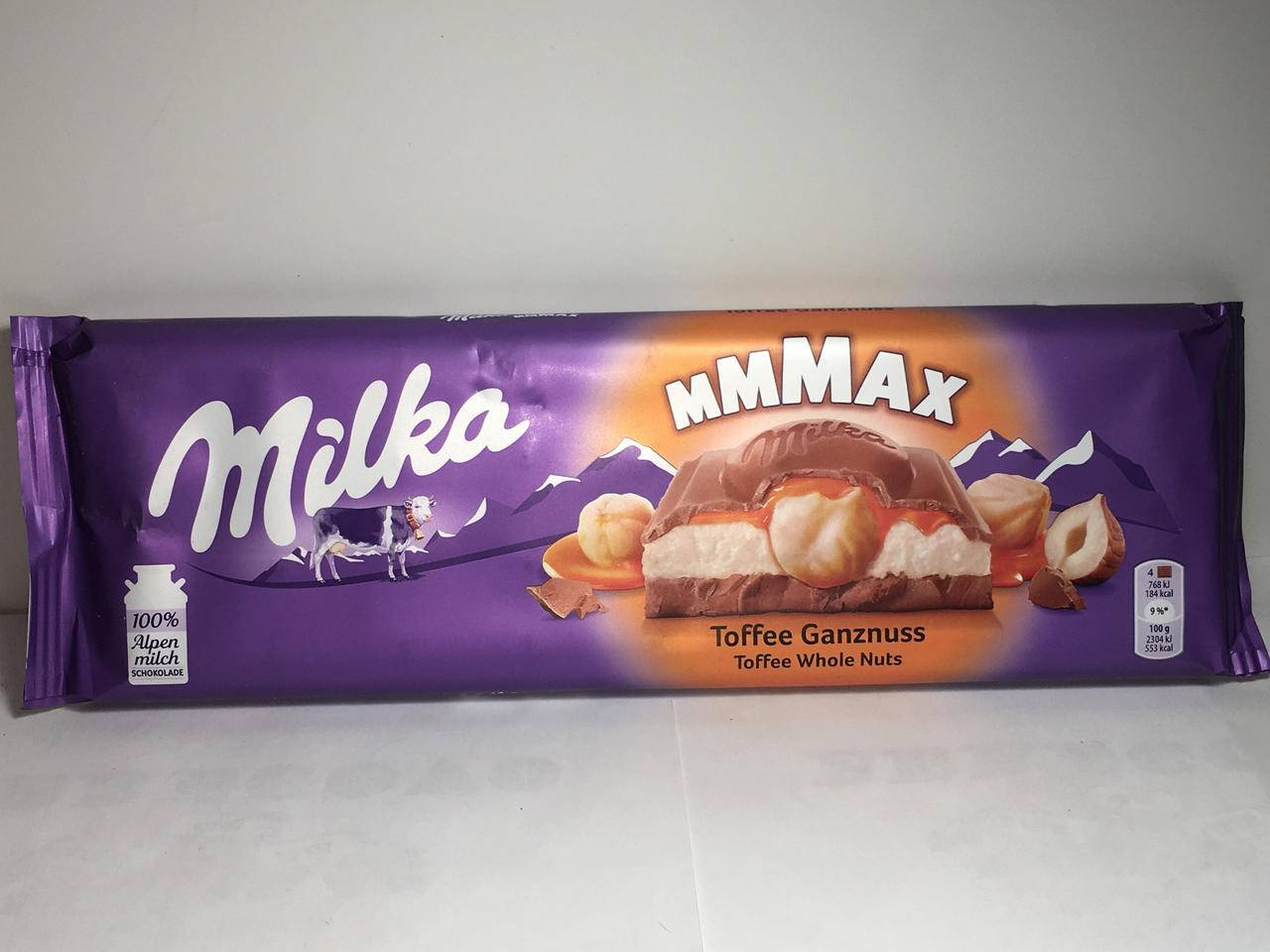 

Молочний шоколад Milka тофіфі та лісовий горіх 300 грам
