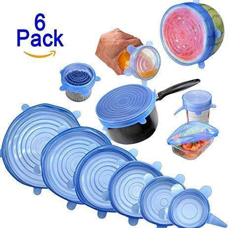 

Силиконовые крышки Silicone lids (6шт.)