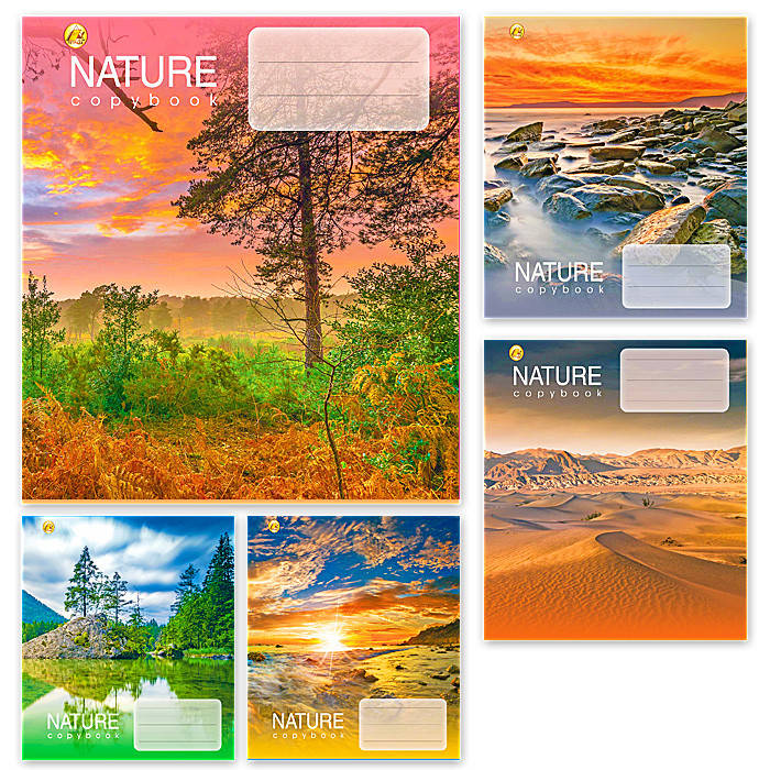 

Тетрадь 18 листов линия "Тетрада" / Солнечная природа