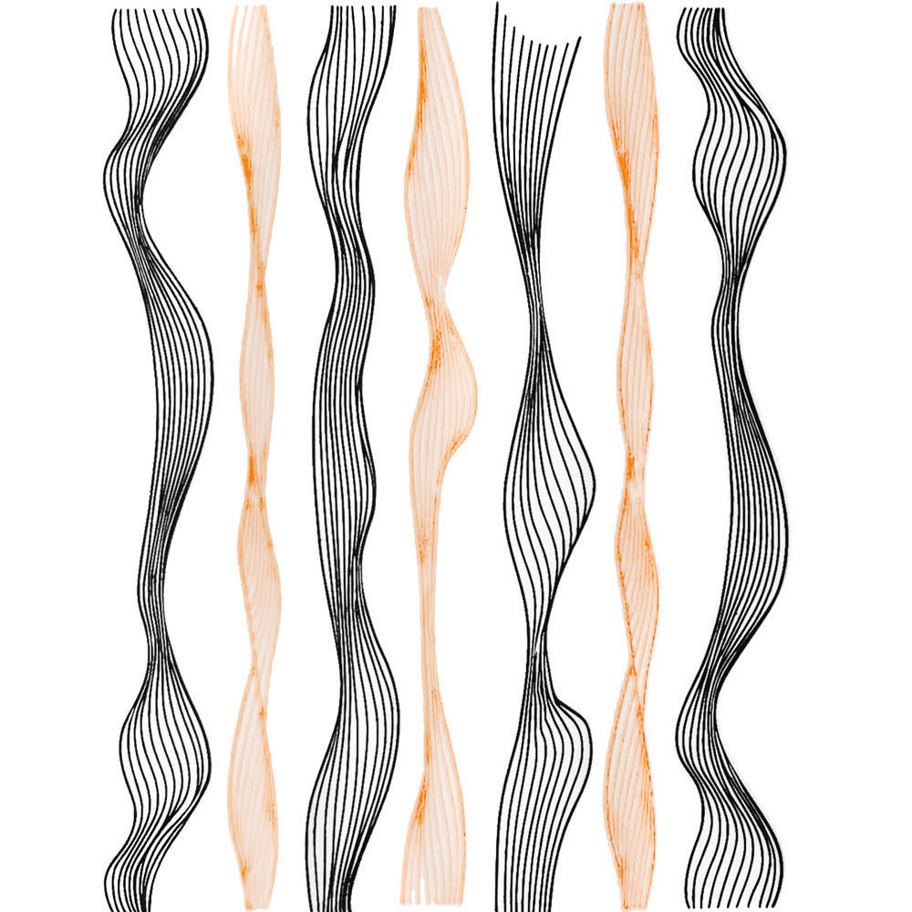 

Гибкая лента для дизайна ногтей черная/бронза, Малиновый