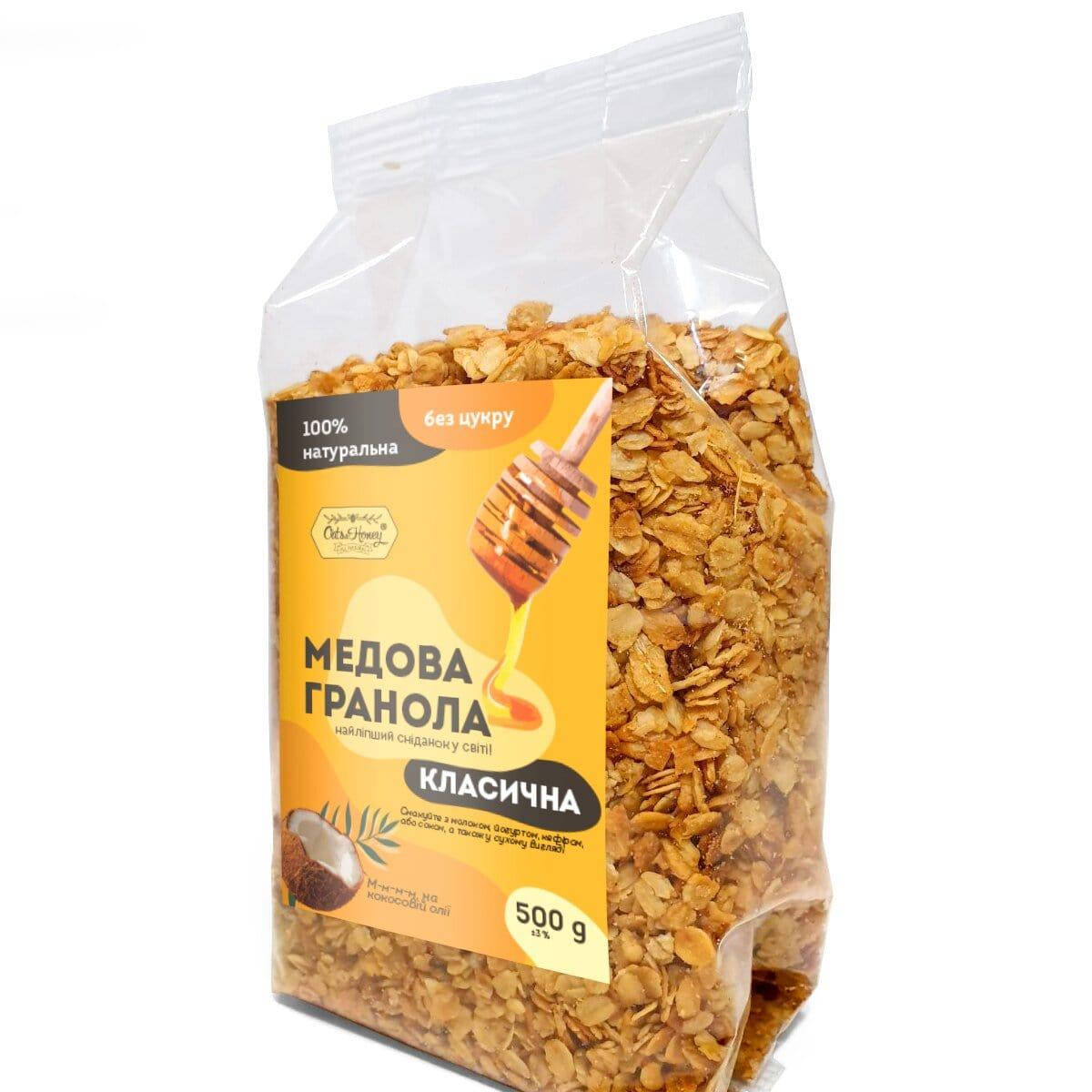 

Гранола медовая Классическая Oats&Honey 500г