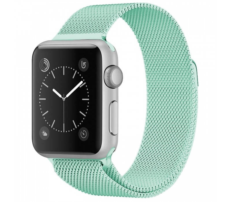 

Ремешок миланская петля CaseFashion для Apple Watch 38/40 mm tiffany