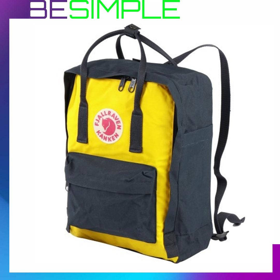 

Городской рюкзак FjallRaven Kanken 16 л- Oxford - Сине-Желтый