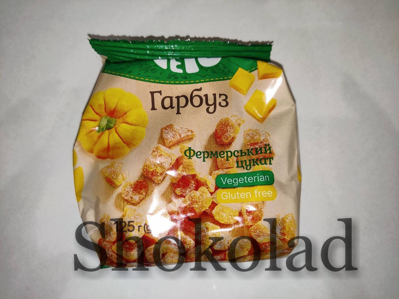 

Натуральные цукаты "Тыква" 125 г.