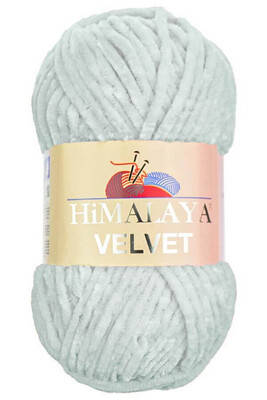 

Himalaya Velvet светло-серый № 90025 (Гималаи Вельвет) (Пряжа велюр, нитки для вязания плюшевая)