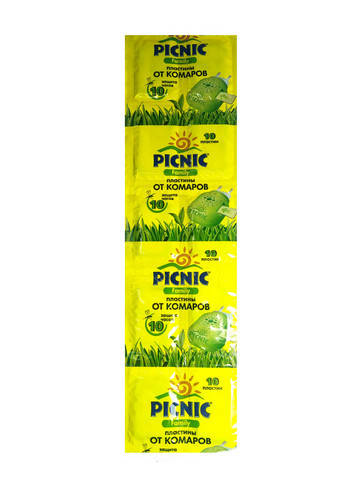 

Таблетки от комаров "Пикник" 10шт (5086)