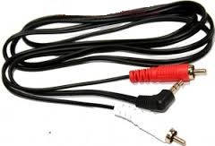 

Шнур шт.3,5стерео угловой- 2шт.RCA, gold, диам.-2,8х5,6мм, 1,5м.