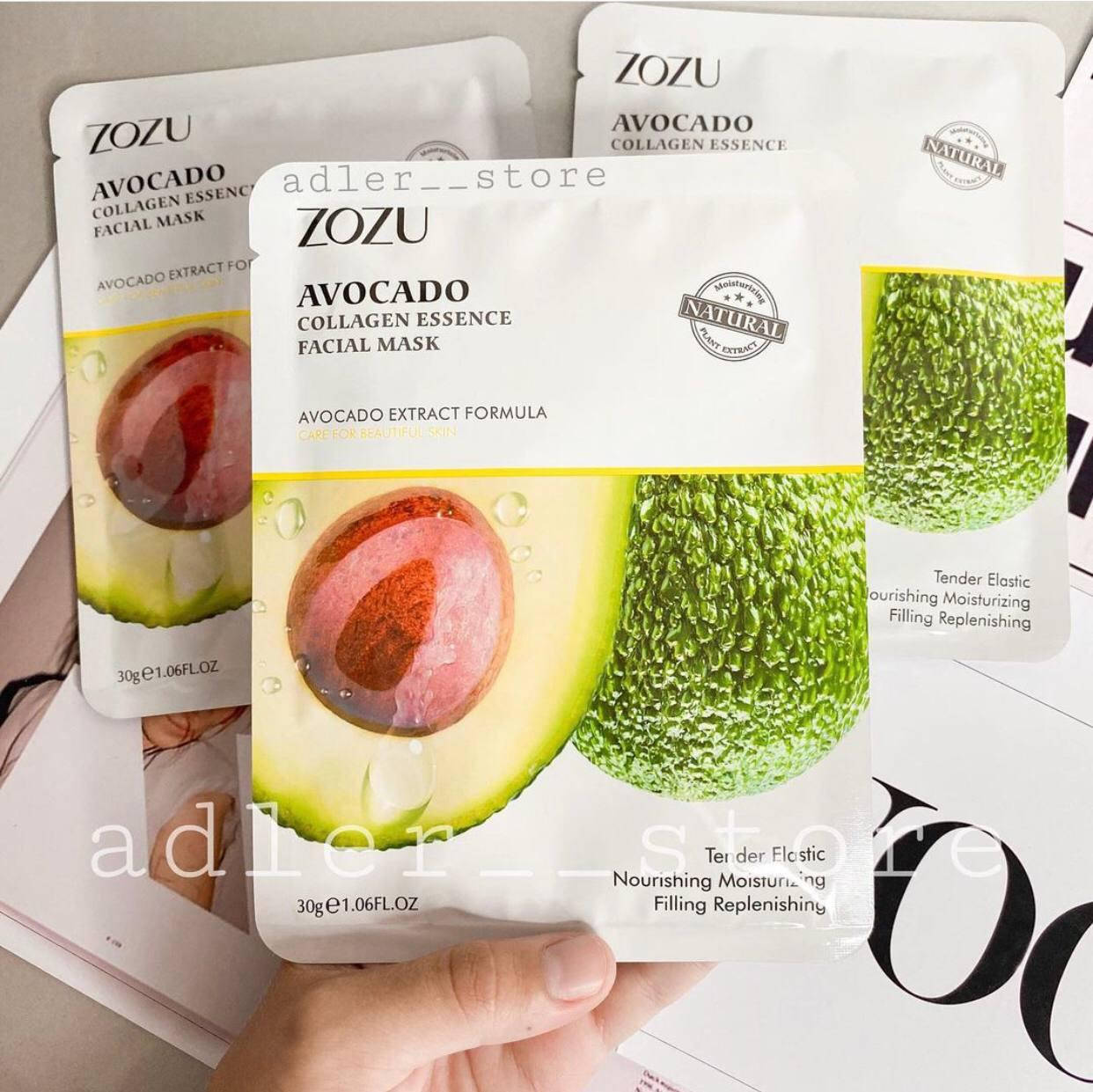 

Маска для лица Zozu Formula Collagen Fruit с экстрактом авокадо 30 g