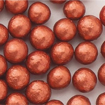 

Стик-пакет шарики сахарные перламутровые Ø10 мм (9 шт), красная бронза, Красный