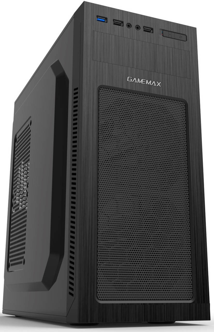 

Корпус Middle Tower ATX GAMEMAX MT520-FAN, без БП, Black