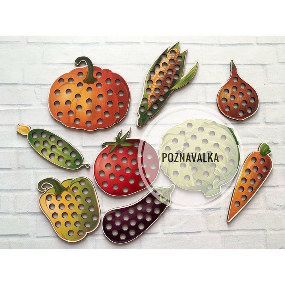 

Деревянная игра сортер Овощи Познавалка 44094900 Poznavalka