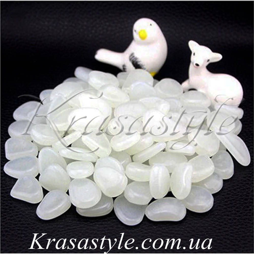 

Светящиеся камни (100шт) белые