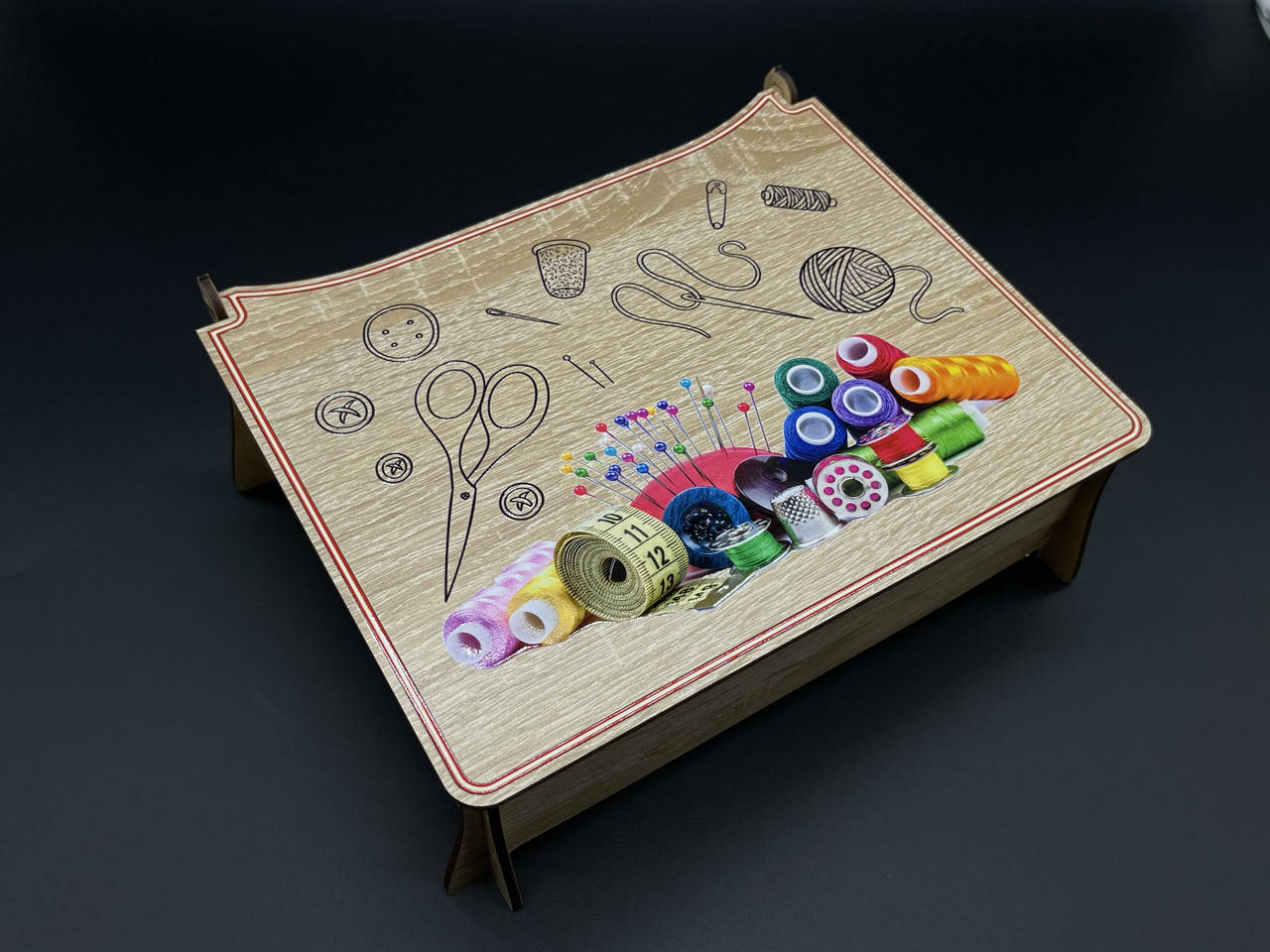 

Шкатулка-органайзер. 22х18х7см