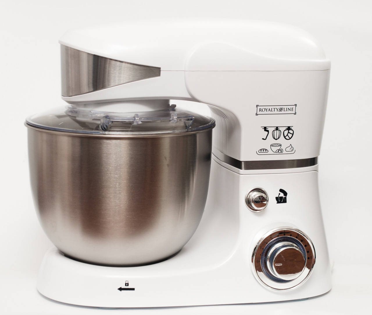 

Кухонный тестомес миксер планетарный Royalty Line RL - PKM1600 W 5.5L