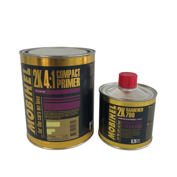 

Грунт компактпраймер 2К 4+1 серый HS(1,0л+отв.0,25л) MOBIHEL