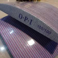 

Пилка для ногтей OPI 100/100 полукруг,серая
