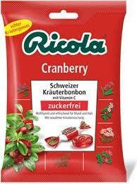 

Леденцы Ricola Cranberry Клюква 75 g