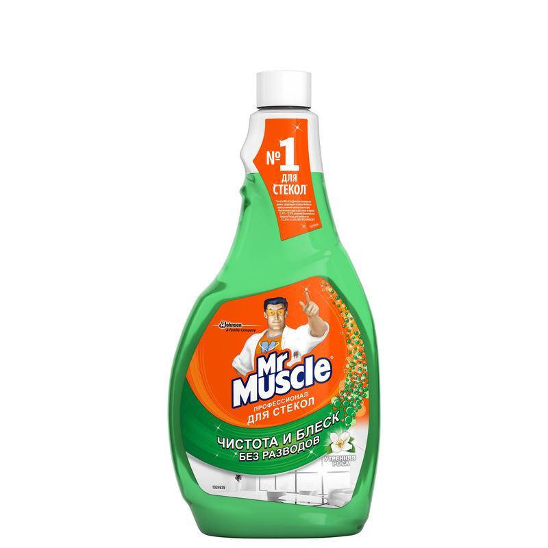 

Средство для мытья стекол Mr. Muscle 500ml (запаска)