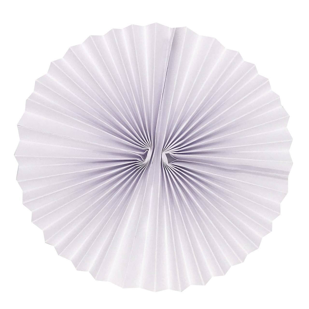 

Плотный бумажный веер 25 см белый