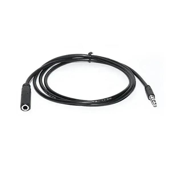 

Кабель mini-jack 3.5мм (папа) = mini-jack 3.5мм (мама) 1m Audio Pro REAL-EL Black (EL123500041), Черный