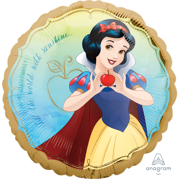 

А 18" Snow White Once Upon A Time. Фольгированный шар Белоснежка, Разные цвета
