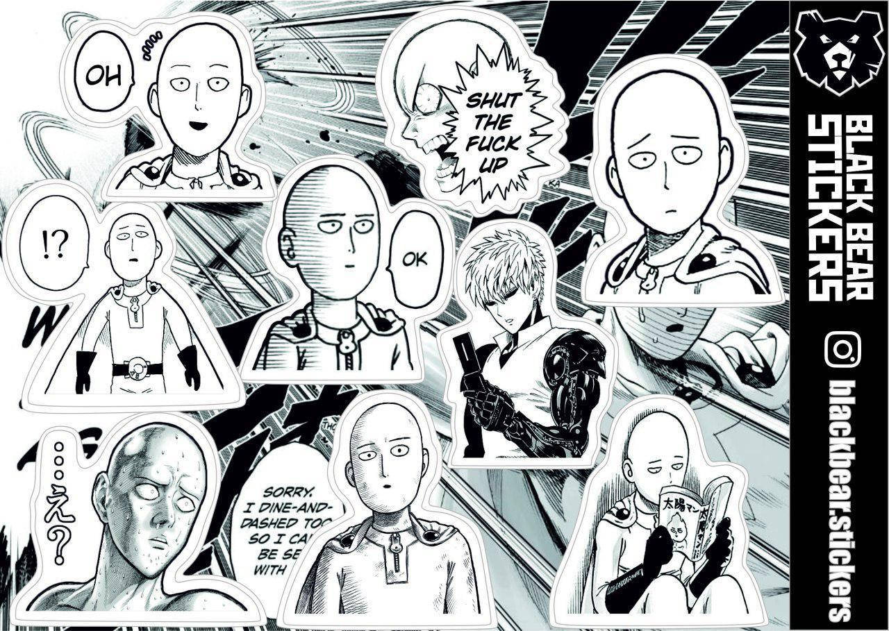 

Стикерпак №08: "One-Punch Man". Стикеры, наклейки, набор