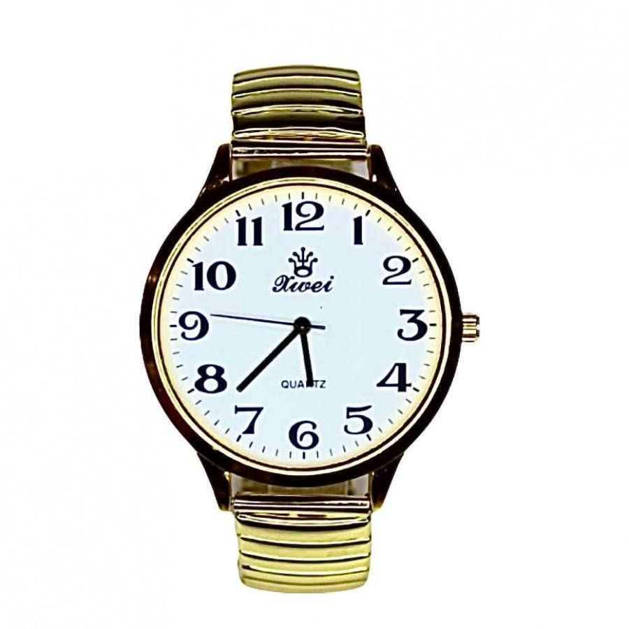 

Мужские часы на браслете d-42 (Gold White Gold)(009118)