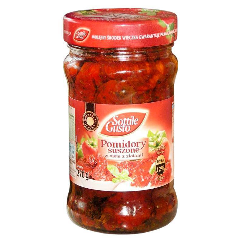 

Вяленые помидоры Sottile Gusto в масле 270 г