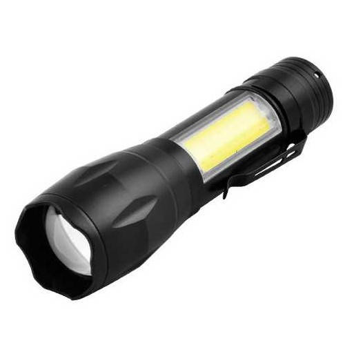 

Фонарь ручной X-Balog BL-T629S-XPE+COB, ЗУ mircoUSB, встроенный аккумулятор, zoom, Черный