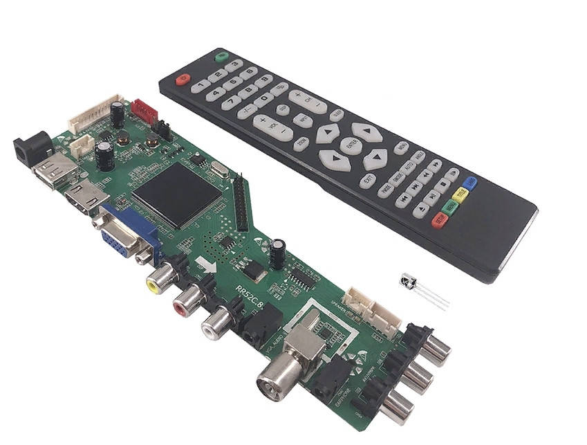 

Скалер монитора универсальный с т2 тюнером RR52C.81A DVB-T2/DVB-T/DVB-C