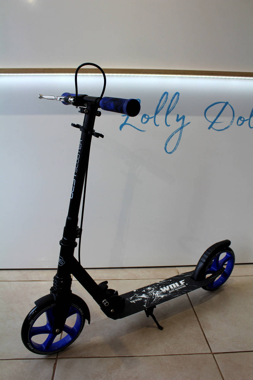

Двухколесный самокат Best Scooter Wolf, Синий W-23949