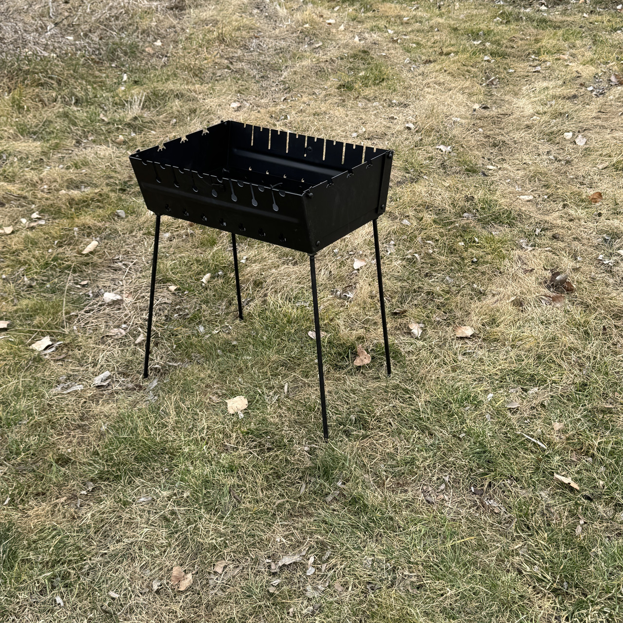 Мангал валіза на 6 шампурів, 2мм