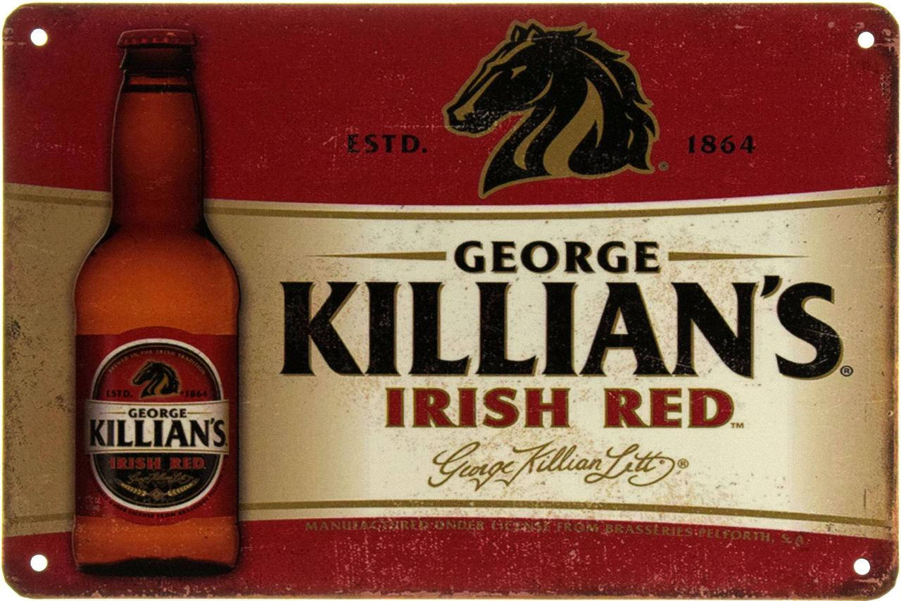 

Металлическая табличка "Killian's Irish Red" (ms-002726)