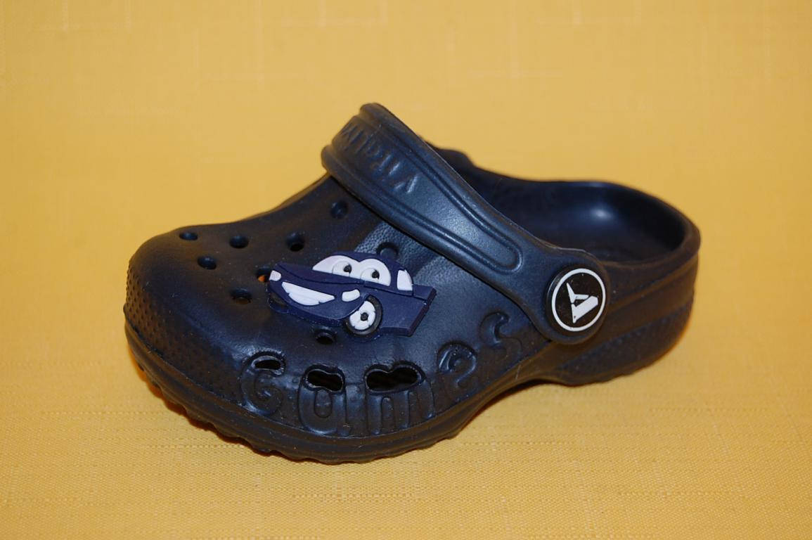 

Детские Кроксы Vitaliya Украина 004004 Для мальчиков Темно-синий размеры 20_21