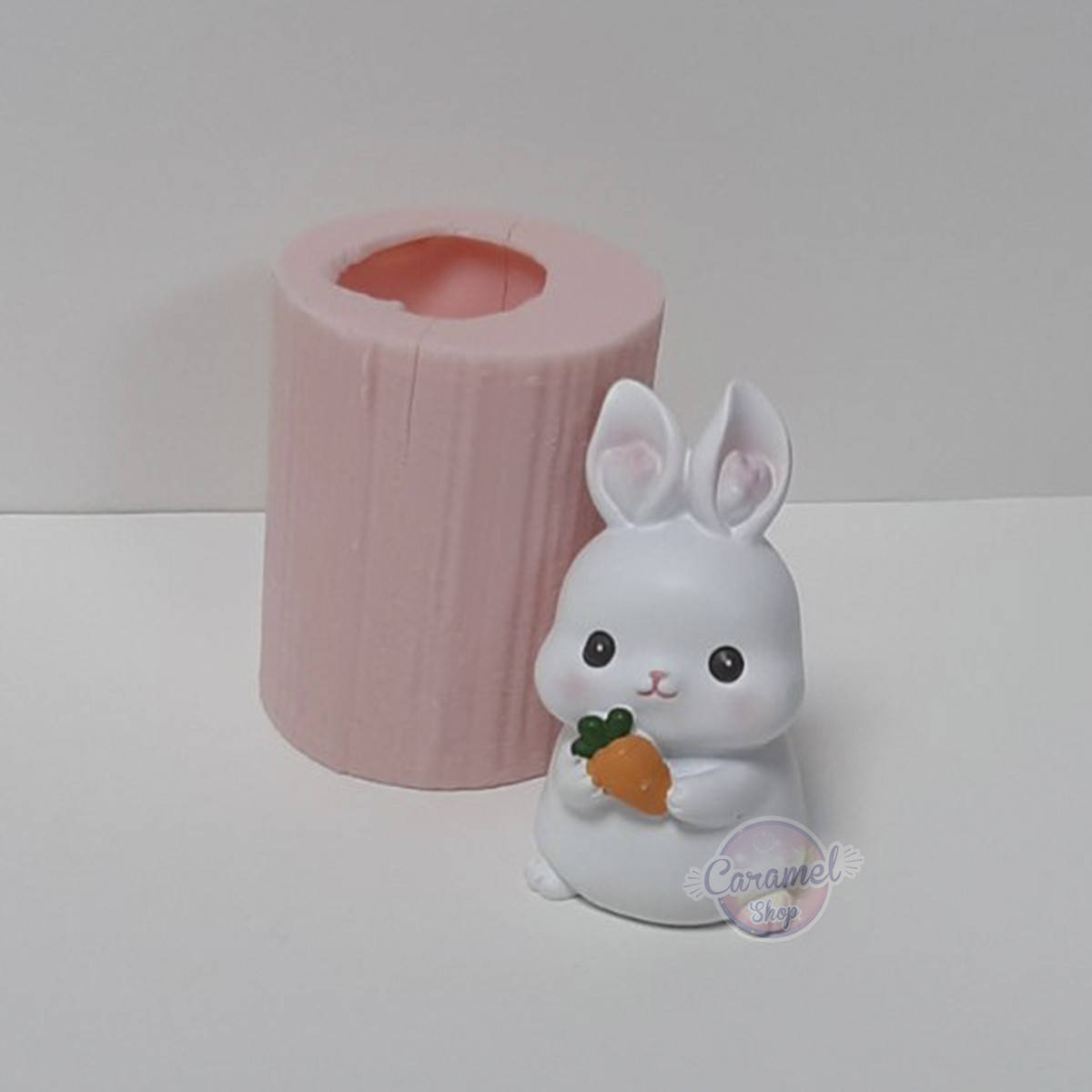 

Силиконовый молд для мастики и шоколада Заяц с морковкой 3D, 3Д